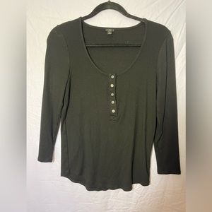 J. Crew Button Front Henley